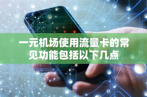一元机场使用流量卡的常见功能包括以下几点 一元机场使用流量卡的常见功能包括以下几点