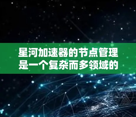 星河加速器的节点管理是一个复杂而多领域的工程，涉及网络架构、协议适配、资源优化、访问控制等多个方面。以下是对星河加速器节点管理的详细总结