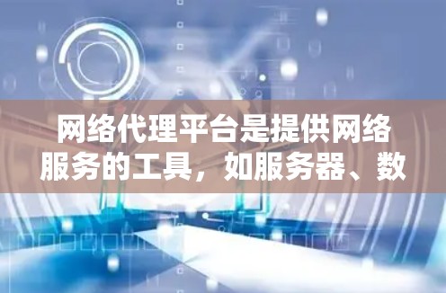 网络代理平台是提供网络服务的工具，如服务器、数据库等，帮助用户管理和运行网络应用。以下是对网络代理平台的详细分析和推荐