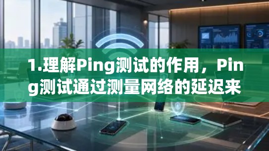 1.理解Ping测试的作用，Ping测试通过测量网络的延迟来检测网络连接的稳定性